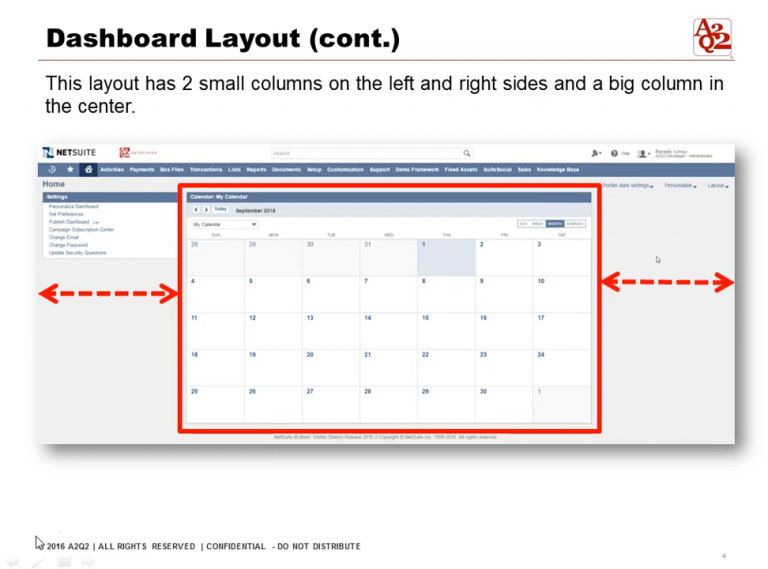 Personalizing Dashboard Layout | NetSuite Customization Tips