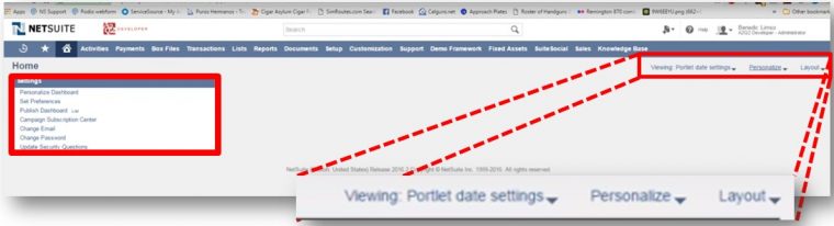 Personalizing Dashboard Layout | NetSuite Customization Tips